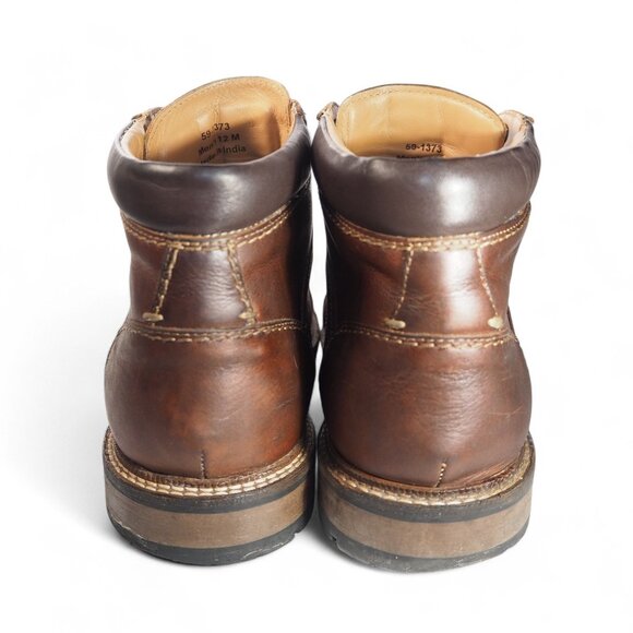 Johnston & Murphy Eaton Cap Toe Leather Chukka Boots Men's 12M Brown 59-1373 - Picture 5 of 11